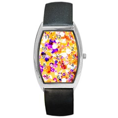 Summer Sequins Barrel Style Metal Watch by essentialimage