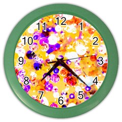 Summer Sequins Color Wall Clock