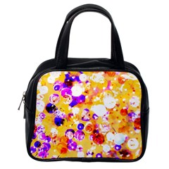 Summer Sequins Classic Handbag (one Side) by essentialimage