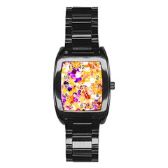 Summer Sequins Stainless Steel Barrel Watch by essentialimage