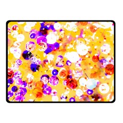 Summer Sequins Double Sided Fleece Blanket (small)  by essentialimage