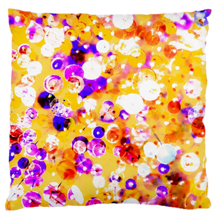 Summer Sequins Standard Flano Cushion Case (One Side)