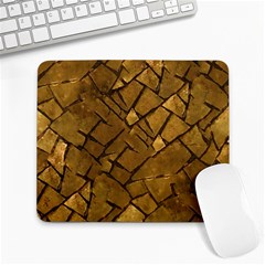 Golden Mosaic Texture Print Large Mousepads by dflcprintsclothing