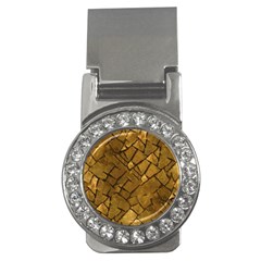 Golden Mosaic Texture Print Money Clips (cz) 