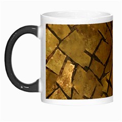 Golden Mosaic Texture Print Morph Mugs