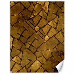 Golden Mosaic Texture Print Canvas 36  X 48  by dflcprintsclothing