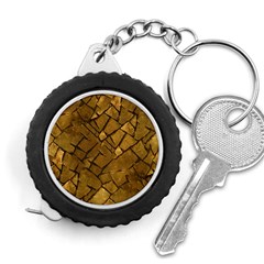 Golden Mosaic Texture Print Measuring Tape