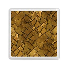 Golden Mosaic Texture Print Memory Card Reader (square) by dflcprintsclothing