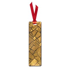 Golden Mosaic Texture Print Small Book Marks