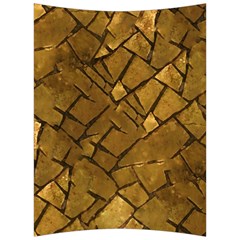 Golden Mosaic Texture Print Back Support Cushion