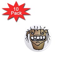 Sketchy Monster Head Drawing 1  Mini Magnet (10 Pack)  by dflcprintsclothing