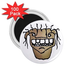 Sketchy Monster Head Drawing 2 25  Magnets (100 Pack)  by dflcprintsclothing