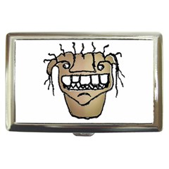 Sketchy Monster Head Drawing Cigarette Money Case by dflcprintsclothing