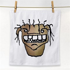 Sketchy Monster Head Drawing Face Towel by dflcprintsclothing