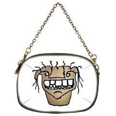 Sketchy Monster Head Drawing Chain Purse (two Sides) by dflcprintsclothing