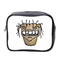 Sketchy Monster Head Drawing Mini Toiletries Bag (two Sides)