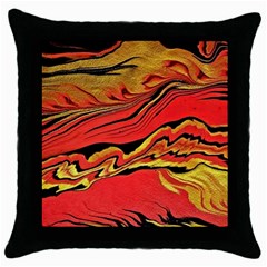 Warrior s Spirit Throw Pillow Case (black) by BrenZenCreations