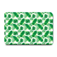 Tropical Leaf Pattern Small Doormat  by Dutashop