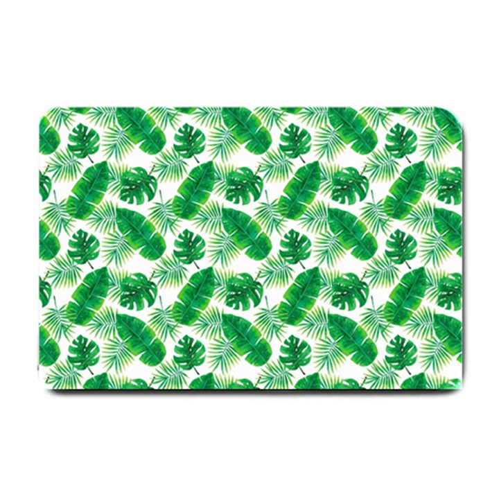 Tropical Leaf Pattern Small Doormat 