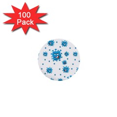 Illustrations Virus Corona Covid Infection 1  Mini Buttons (100 Pack)  by Dutashop