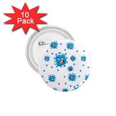 Illustrations Virus Corona Covid Infection 1 75  Buttons (10 Pack) by Dutashop