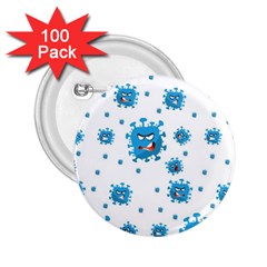 Illustrations Virus Corona Covid Infection 2 25  Buttons (100 Pack)  by Dutashop