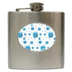 Illustrations Virus Corona Covid Infection Hip Flask (6 Oz) by Dutashop