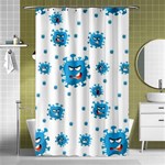 Illustrations Virus Corona Covid Infection Shower Curtain 48  x 72  (Small)  Curtain(48  X 72 ) - 42.18 x64.8  Curtain(48  X 72 )