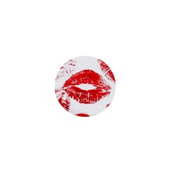 Red Lipsticks Lips Make Up Makeup 1  Mini Buttons by Dutashop