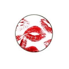 Red Lipsticks Lips Make Up Makeup Hat Clip Ball Marker (10 Pack) by Dutashop