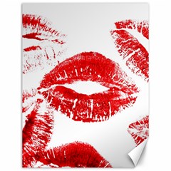 Red Lipsticks Lips Make Up Makeup Canvas 12  X 16  by Dutashop