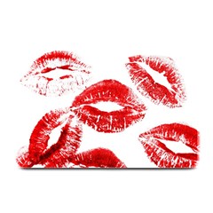 Red Lipsticks Lips Make Up Makeup Plate Mats by Dutashop