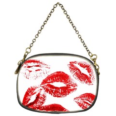 Red Lipsticks Lips Make Up Makeup Chain Purse (one Side) by Dutashop