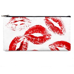 Red Lipsticks Lips Make Up Makeup Pencil Case by Dutashop