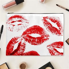 Red Lipsticks Lips Make Up Makeup Cosmetic Bag (xl) by Dutashop