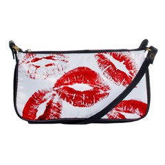 Red Lipsticks Lips Make Up Makeup Shoulder Clutch Bag by Dutashop