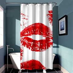 Red Lipsticks Lips Make Up Makeup Shower Curtain 36  X 72  (stall)  by Dutashop