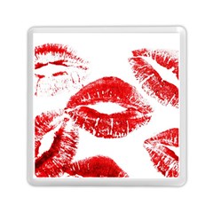 Red Lipsticks Lips Make Up Makeup Memory Card Reader (square) by Dutashop