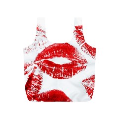 Red Lipsticks Lips Make Up Makeup Full Print Recycle Bag (s) by Dutashop