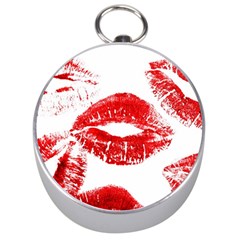 Red Lipsticks Lips Make Up Makeup Silver Compasses by Dutashop