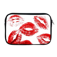 Red Lipsticks Lips Make Up Makeup Apple Macbook Pro 17  Zipper Case by Dutashop