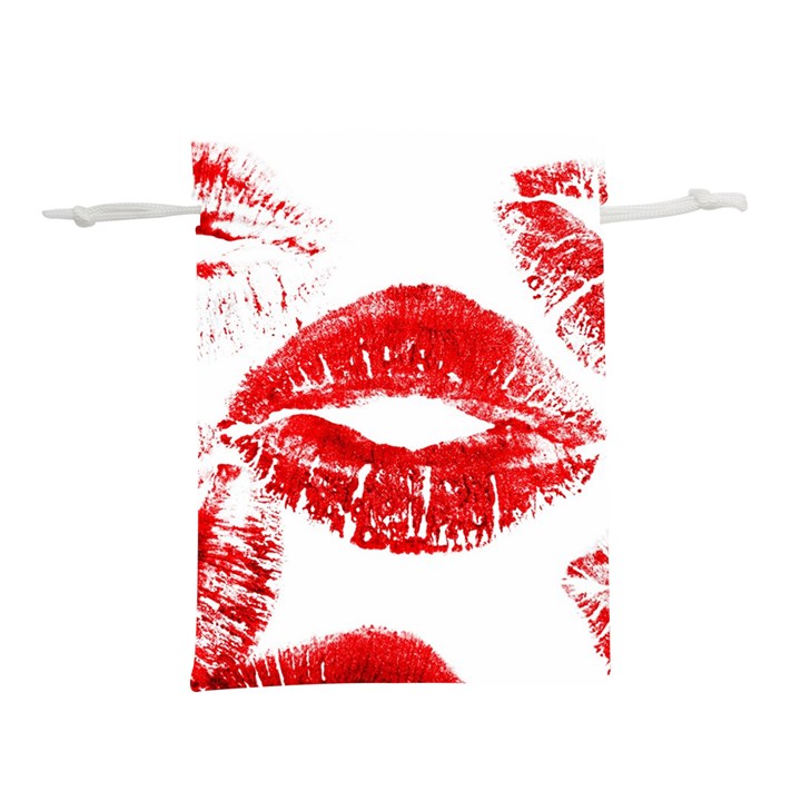 Red Lipsticks Lips Make Up Makeup Lightweight Drawstring Pouch (S)