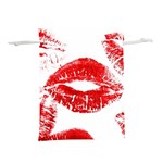 Red Lipsticks Lips Make Up Makeup Lightweight Drawstring Pouch (S) Back