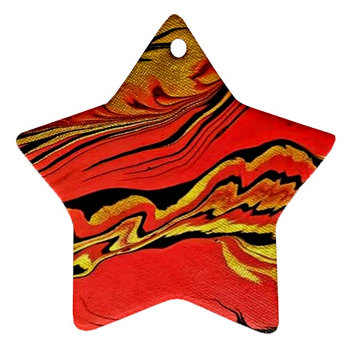 Warrior s Spirit  Star Ornament (Two Sides)