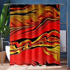 Warrior s Spirit  Shower Curtain 60  X 72  (medium)  by BrenZenCreations