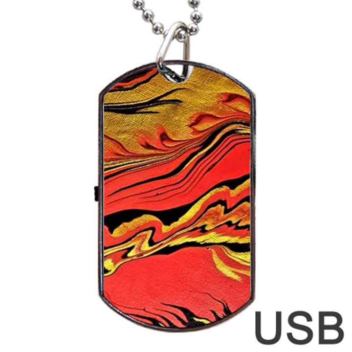 Warrior s Spirit  Dog Tag USB Flash (Two Sides)