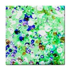 Summer Sequins Tile Coaster by essentialimage