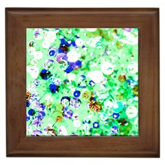 Summer Sequins Framed Tile by essentialimage