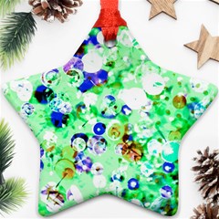 Summer Sequins Ornament (star) by essentialimage