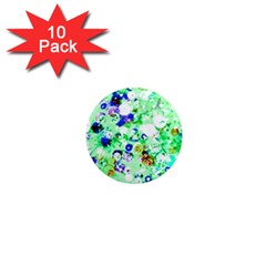 Summer Sequins 1  Mini Magnet (10 Pack)  by essentialimage